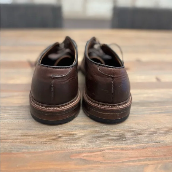 Alden Men's 29364F - Plain Toe Blucher Flex Welt - Brown Chromexcel - Picture 4 of 8